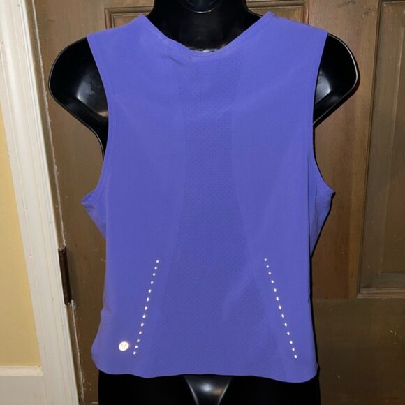 Lululemon Athletica Swift Ventilated Purple Indigo Tank Top Size 8 - Picture 3 of 13